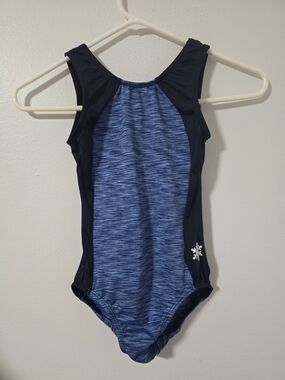 Snowflake Designs Gymnastics or Dance Leotard AXS Blue